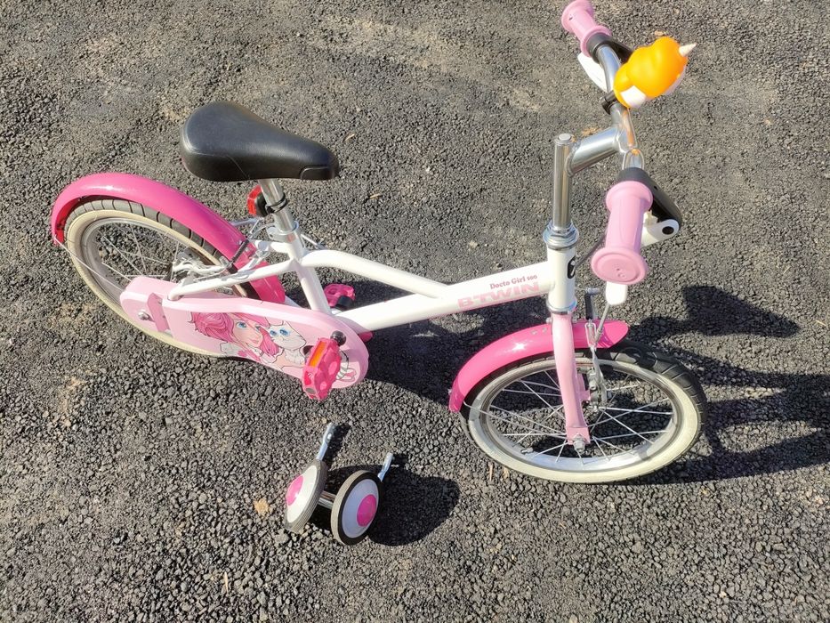 Vând bicicletă B’Twin Docto Girl 500 Decathlon cu roți de 16 inch, rec