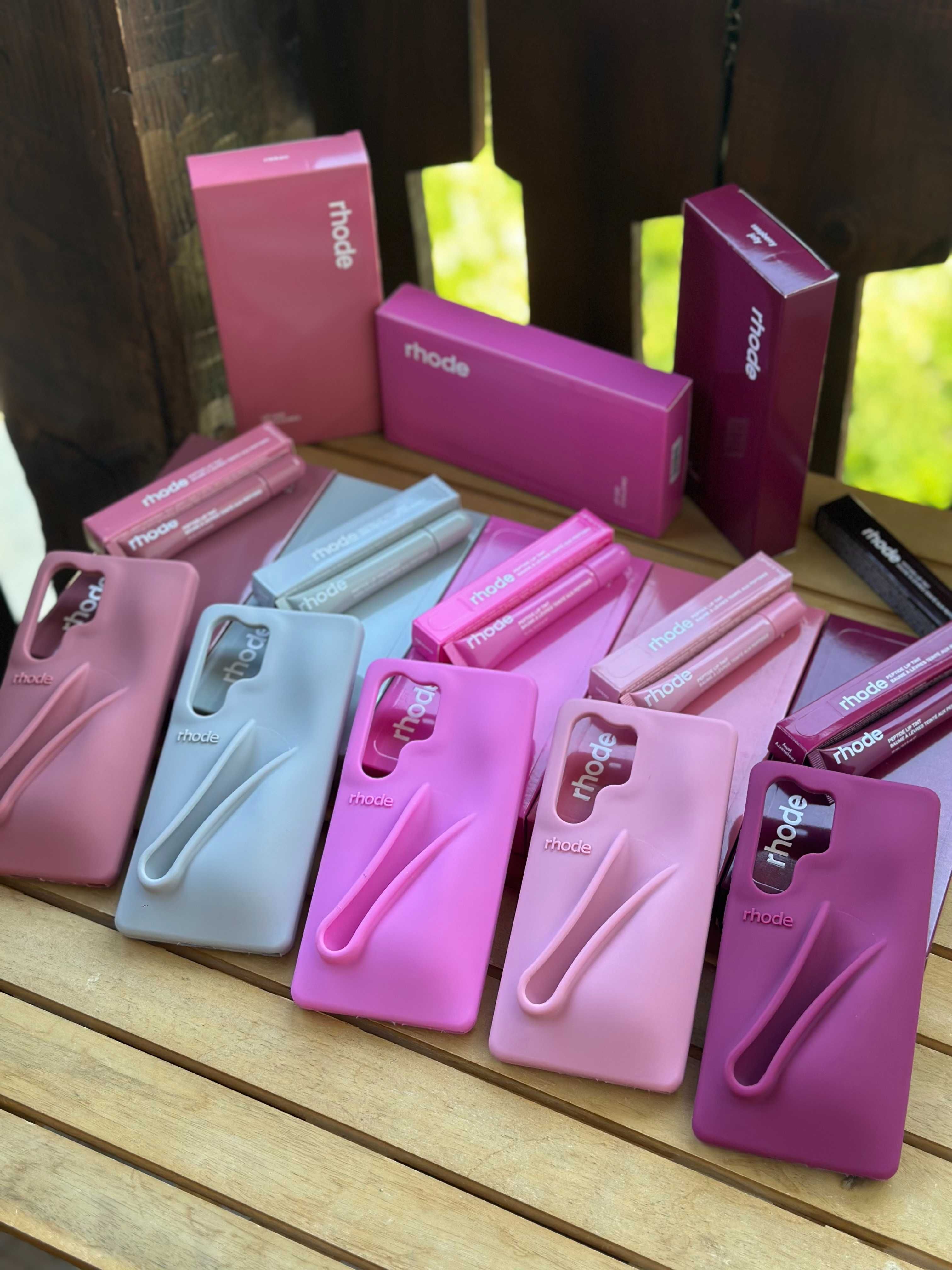 Samsung S25 Ultra Rhode кейс + гланц Rhode case + lip gloss