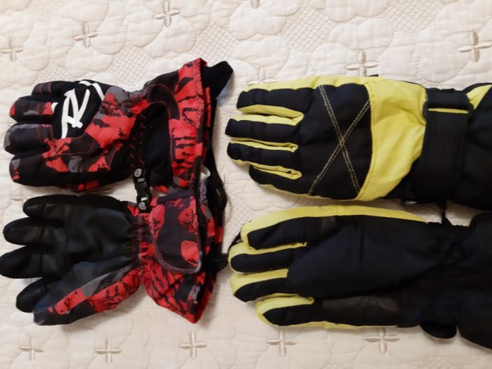 Зимно яке за момче, полар, ръкавици - CRIVIT, Benettоn, Kiltec-152 см