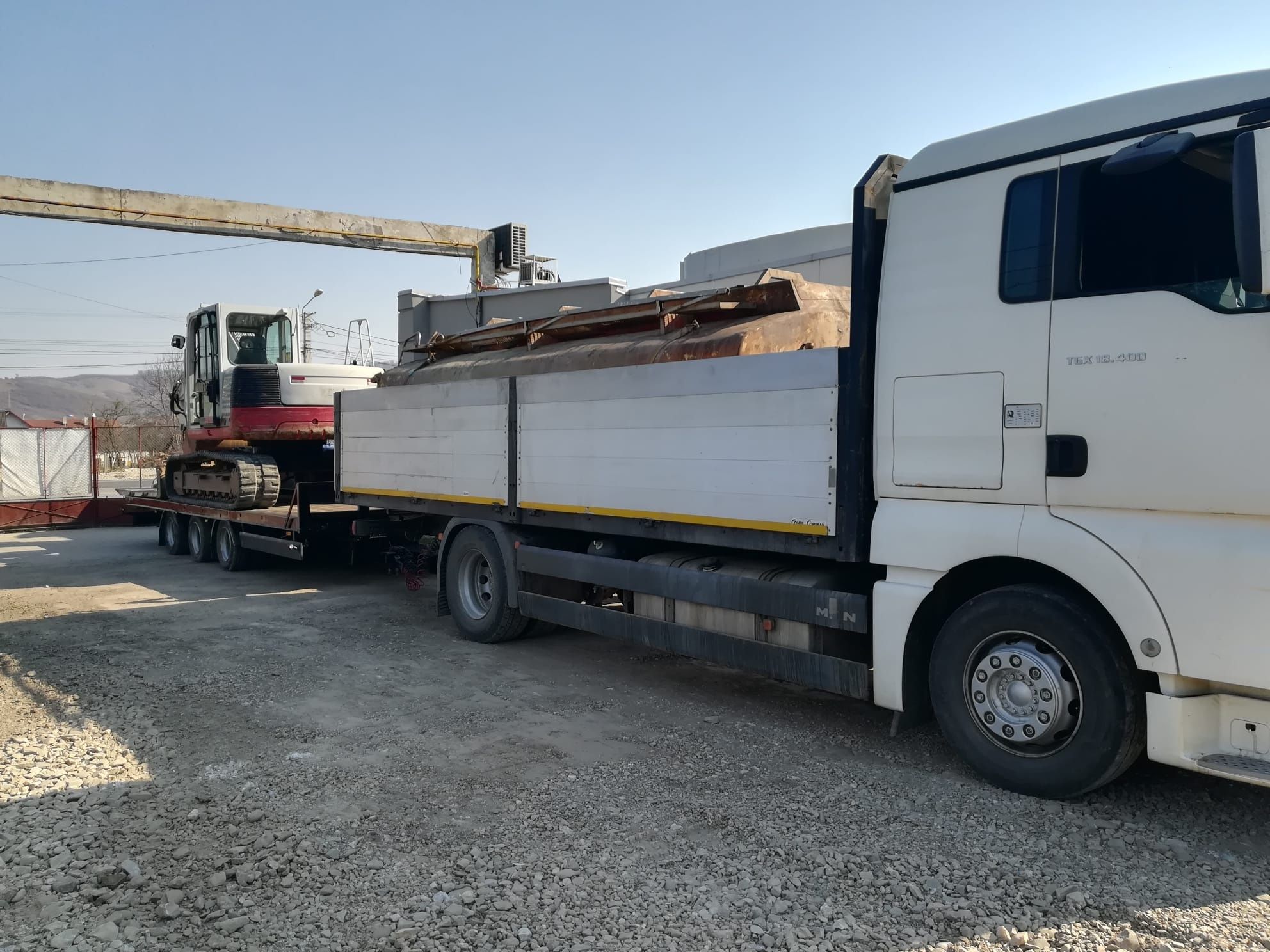 MAN TGX 2008 + trailer SAMRO 24 tone