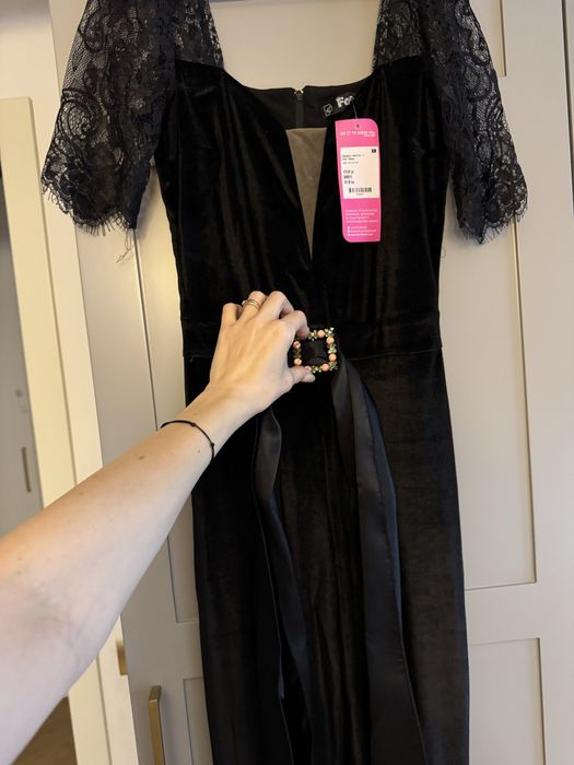 Salopeta eleganta din catifea, marimea S, noua