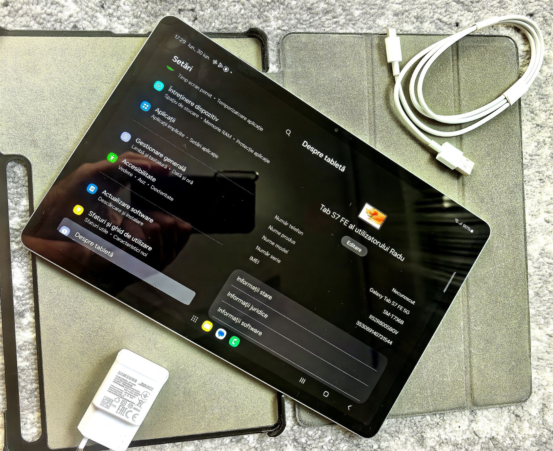 Samsung Tab S7 FE 5G 12,4"