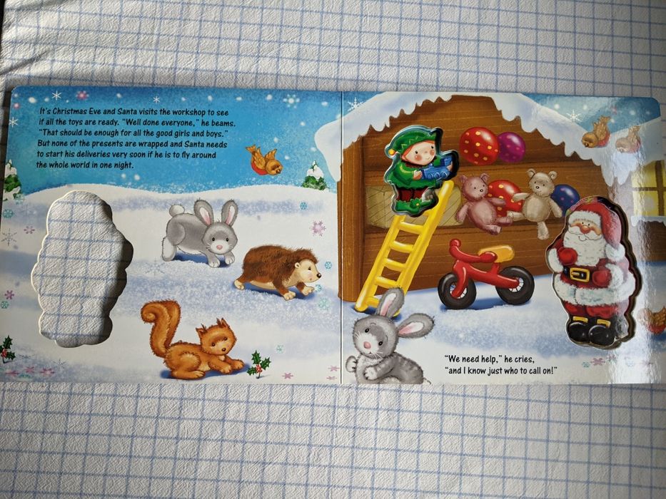 Коледна книжка, с "прозорчета", 2-3 г., САЩ