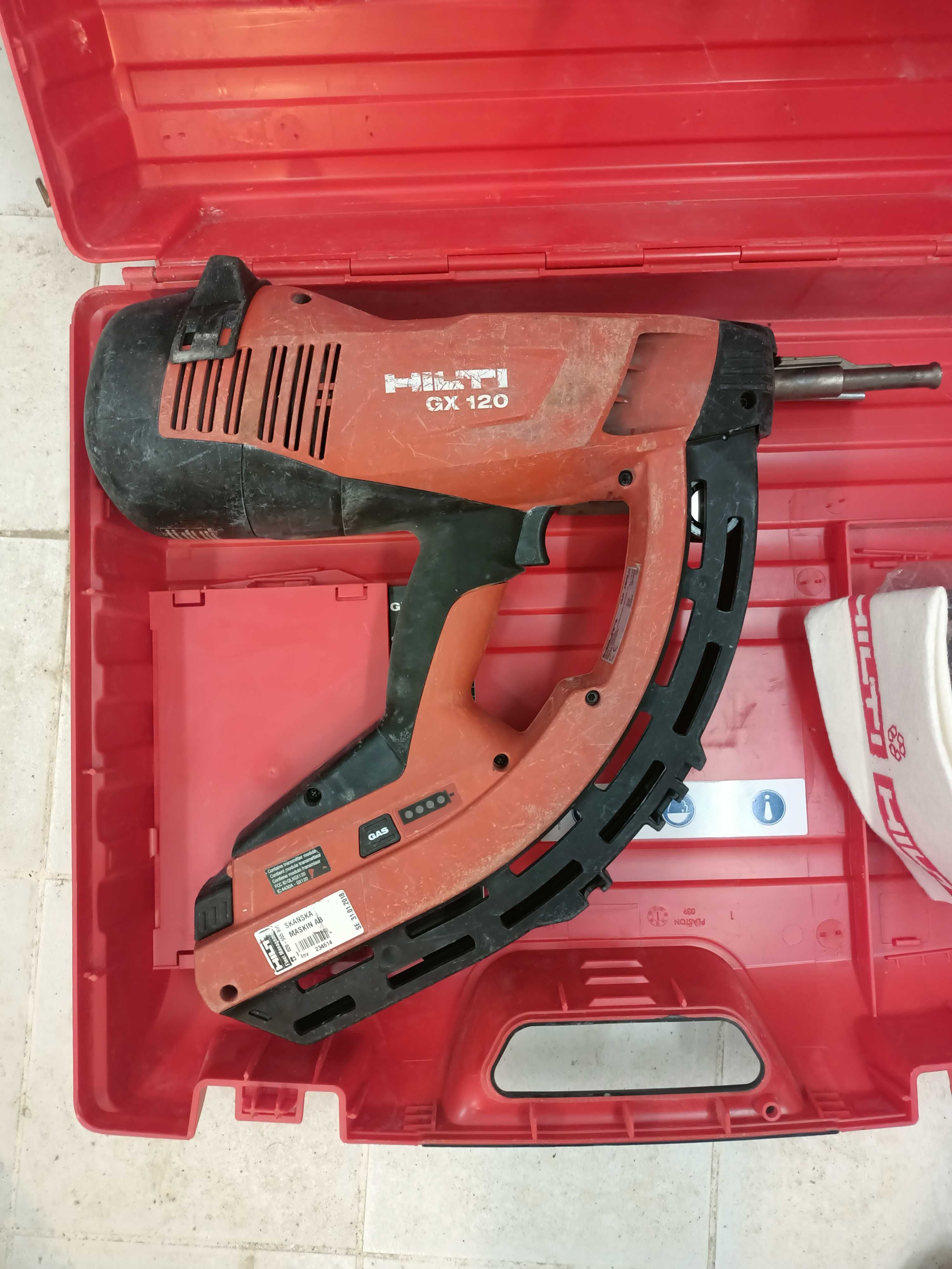 Hilti GX 120 – Pistol profesional pe gaz pentru bătut cuie