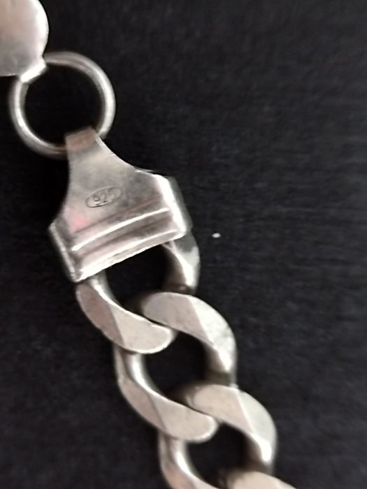 Brățară argint bărbați, marcată 925