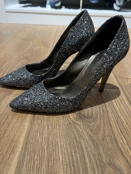 Pantofi imbracati in glitter, 37, MARTIN CLAY