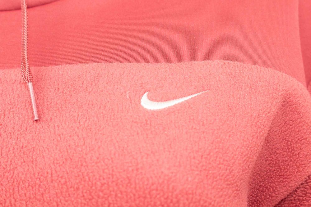 Nike Оригинален дамски суичър Icon Clash худи поларено розово XS