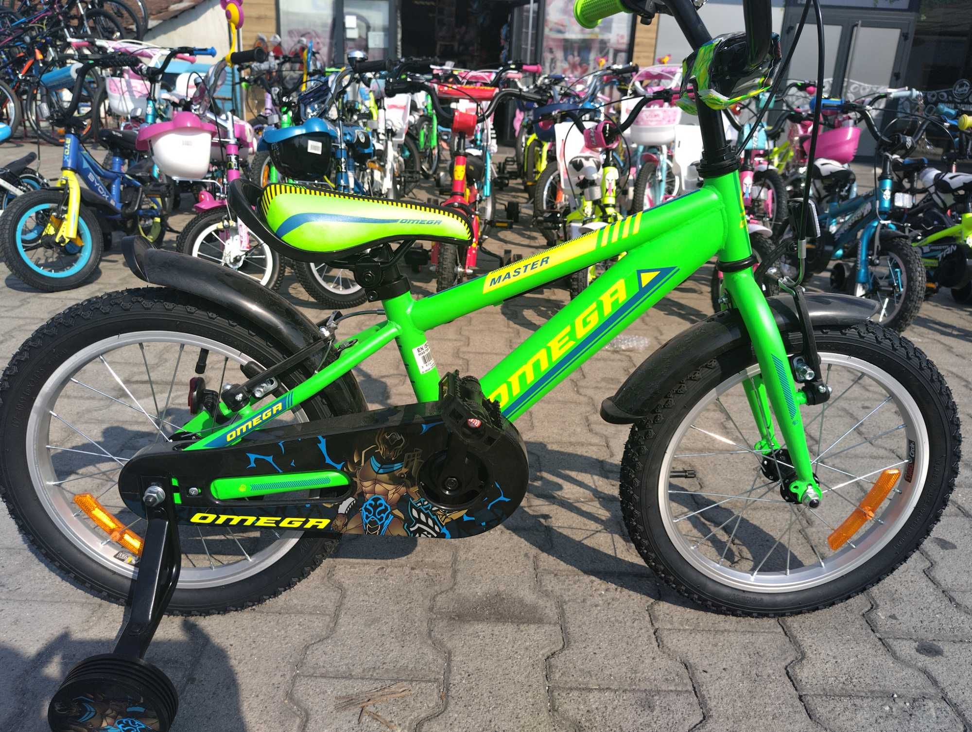 Детски велосипед 16" MASTER зелен