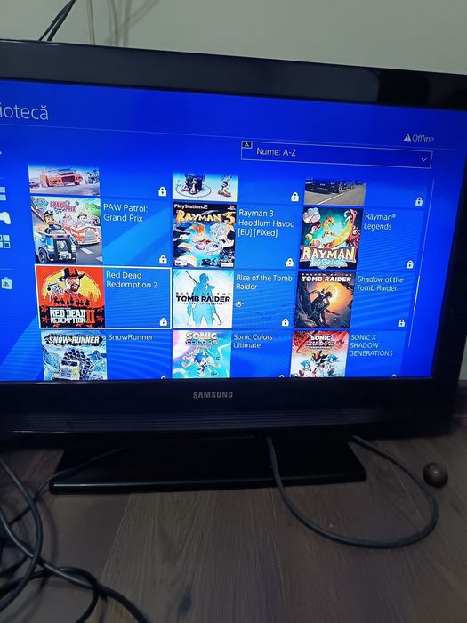 PlayStation 4 PS4 Slim ModaT (Orice Joc Gratis) +70 Jocuri