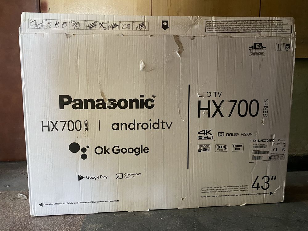 Android телевизор Panasonic HX700 LED 43' използван