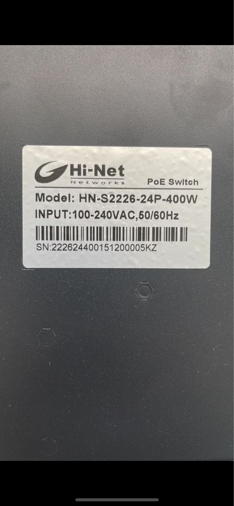Продам свитч Hi-Net HN-S2226-24P-400W за выгодную цену