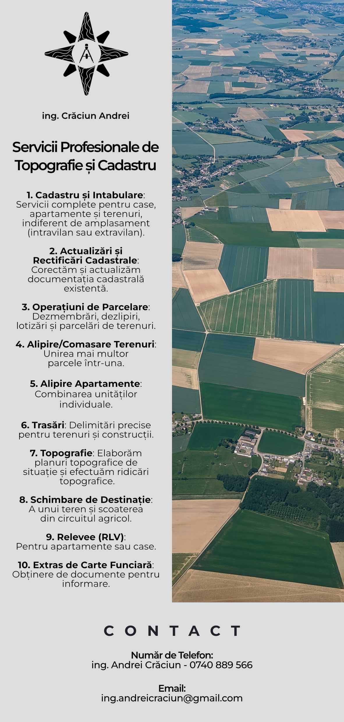 Topograf Suceava autorizat ANCPI - Servicii de topografie si cadastru