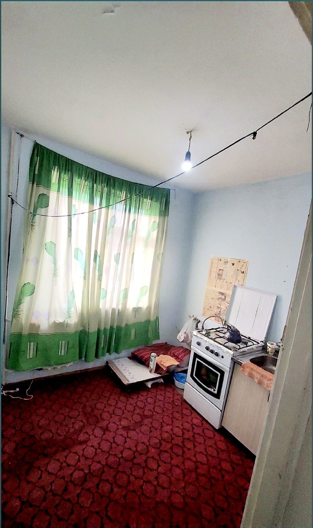Сотилади 1 хона 3-этаж 35м²+балкон