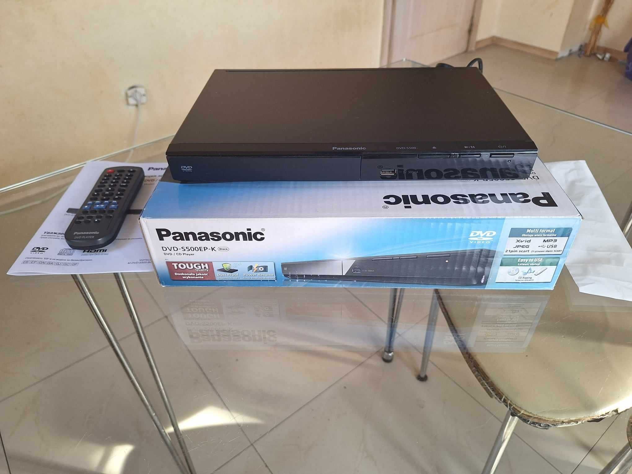 Нов Panasonic DVD-S500EP-K.Гаранция.