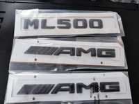 Оригинални емблеми ml500 и AMG черен лак