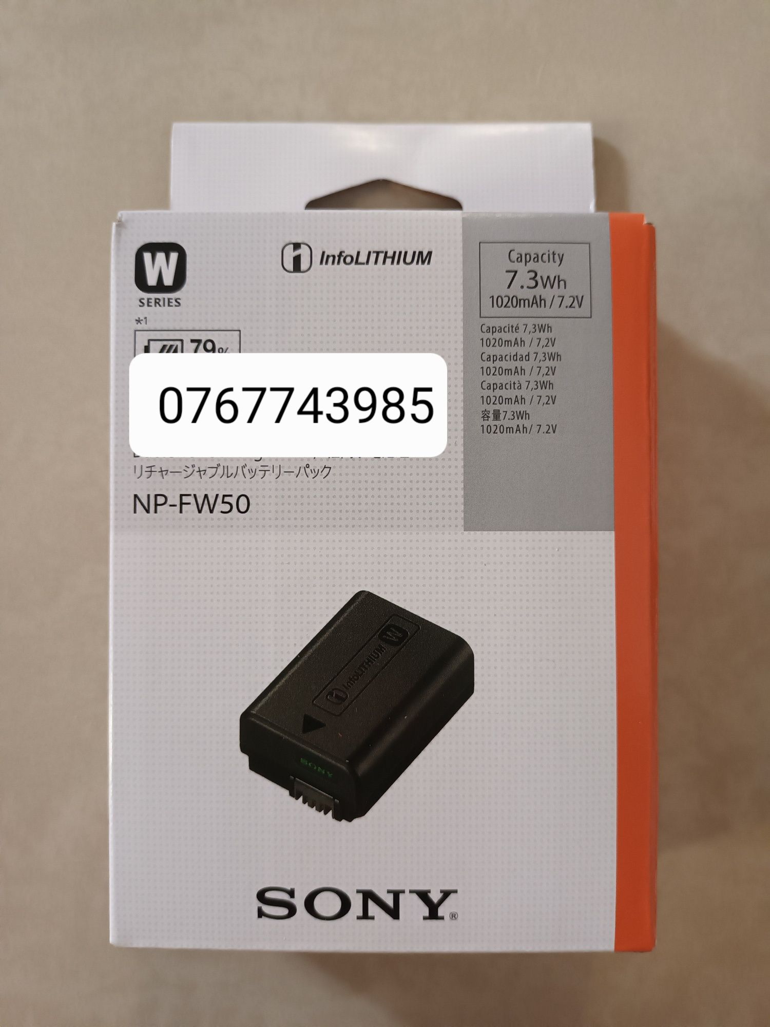 Acumulator Sony NP-FW50, 1020mAh
