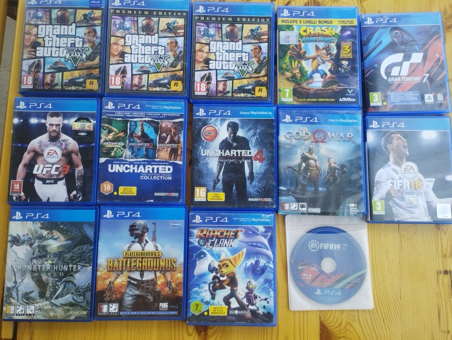 PS4 uchun orginal disklar