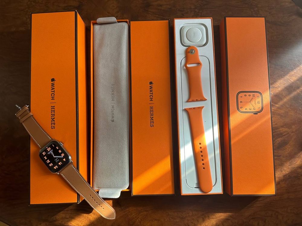 Apple Watch Hermes Series 8 45mm Silver