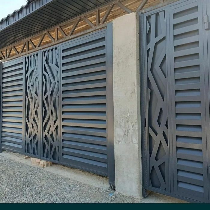 Ворота качелия навес речотка на окна забор