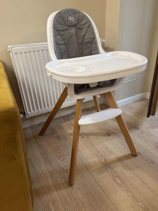 Scaun de masa 2 in 1 Kinderkraft Gri/Alb