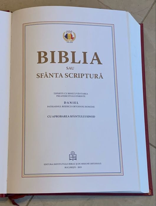 Biblia ortodoxa 2023