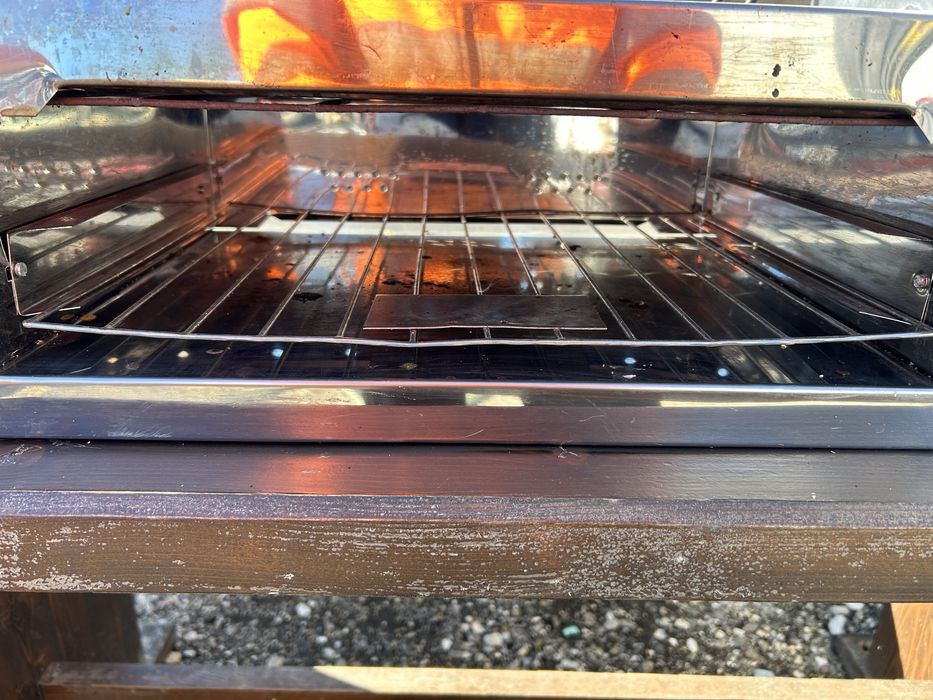 Грил на ток от поцинкована ламарина