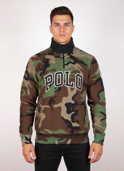Polo Ralph Lauren - Оригинална мъжка поларена блуза с цип размер M