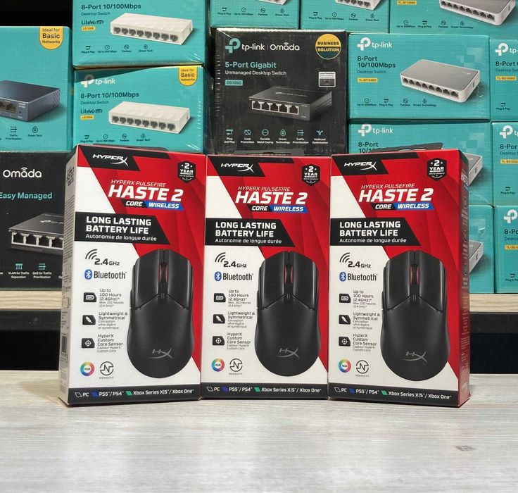 Беспроводная игровая мышь HyperX Pulsefire Haste 2 Core Wireless