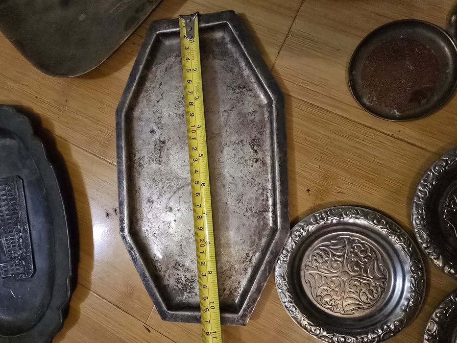 Farfurii si tavi din alama