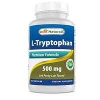 Best Naturals L-триптофан 1000 мг, 60 таблеток (60 шт.)