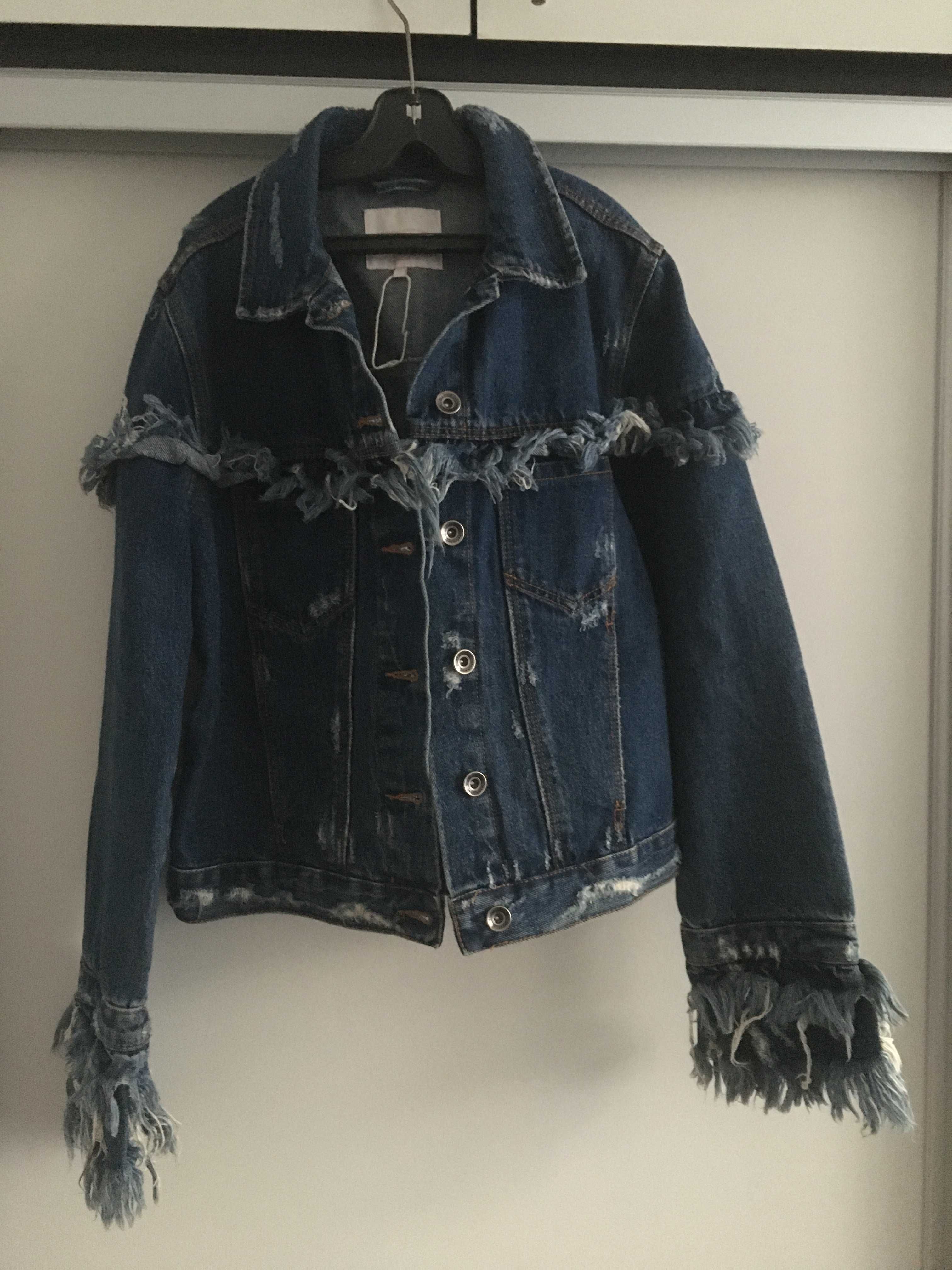 Zara ново дънково яке ,Рисувани дънки