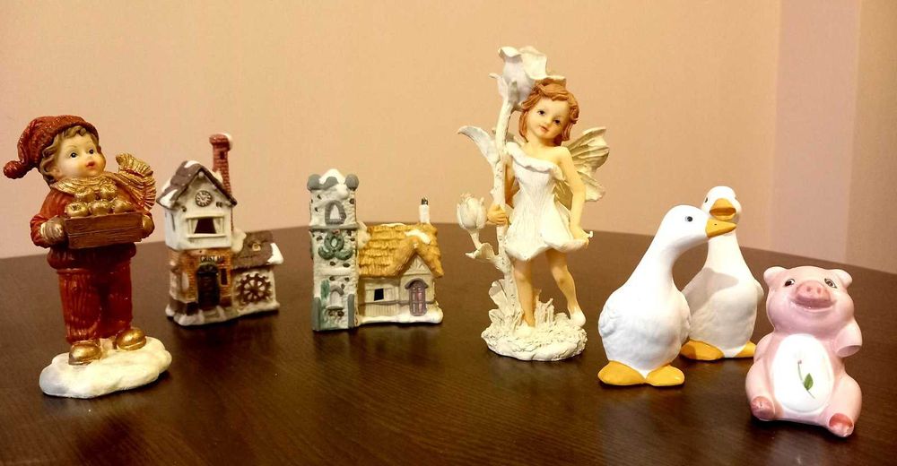 Красиви декоративни керамични фигурки, захарница - за подаръци