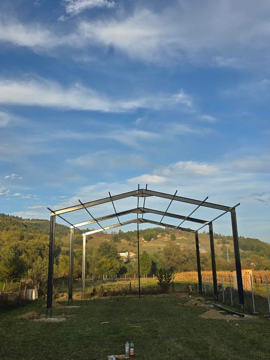 Vand și construiesc o gama larga de hale sau structuri metalice noi ne