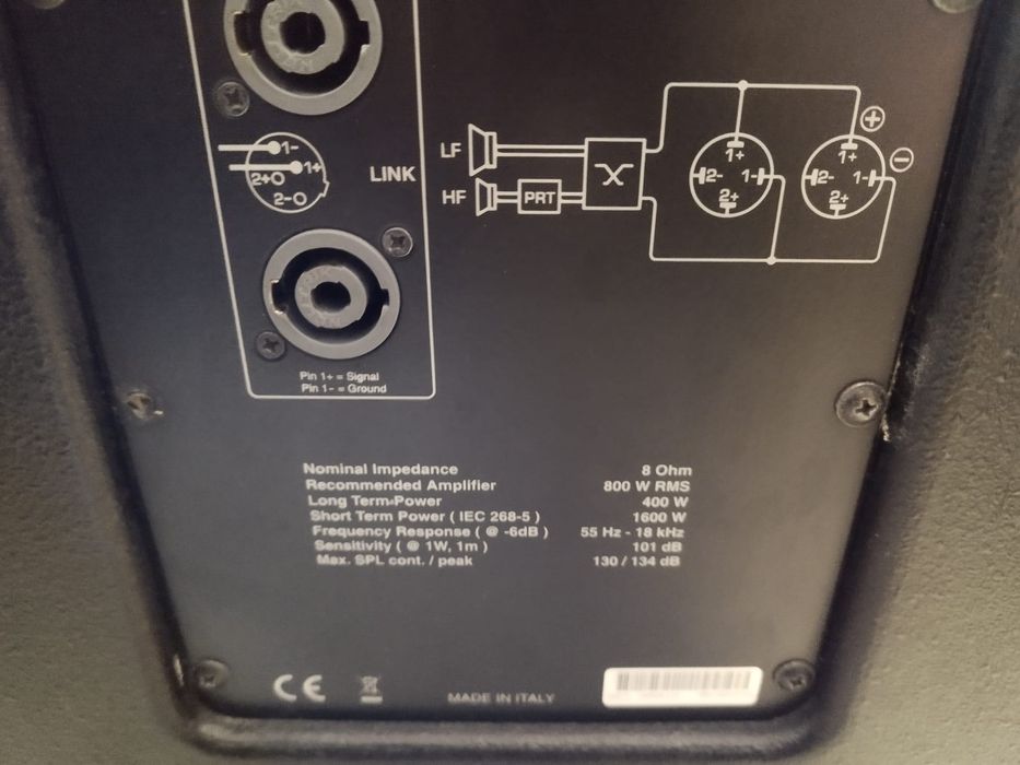 dynacord  și boxe fbt verve 212