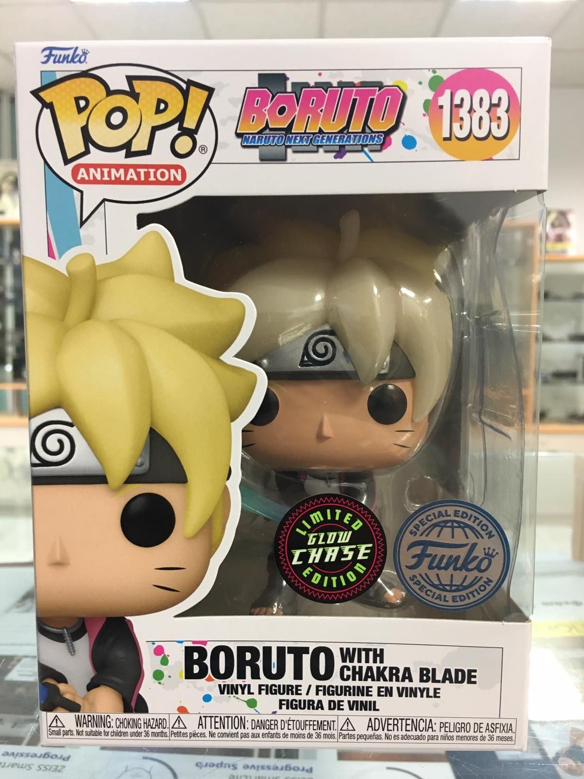 Funko pop Boruto with chakra blade Chase 1383 Naruto