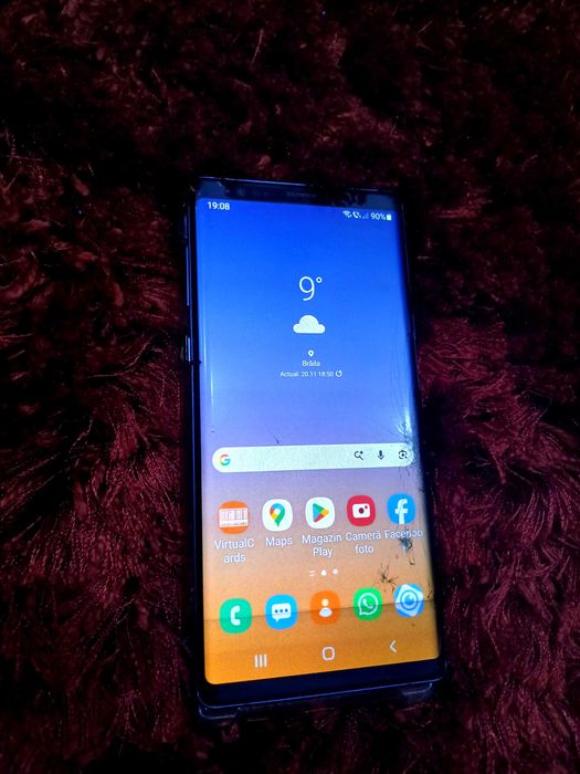 Samsung Galaxy Note 9,128GB Dual Sim 4G Midnight Black,USB tip-C