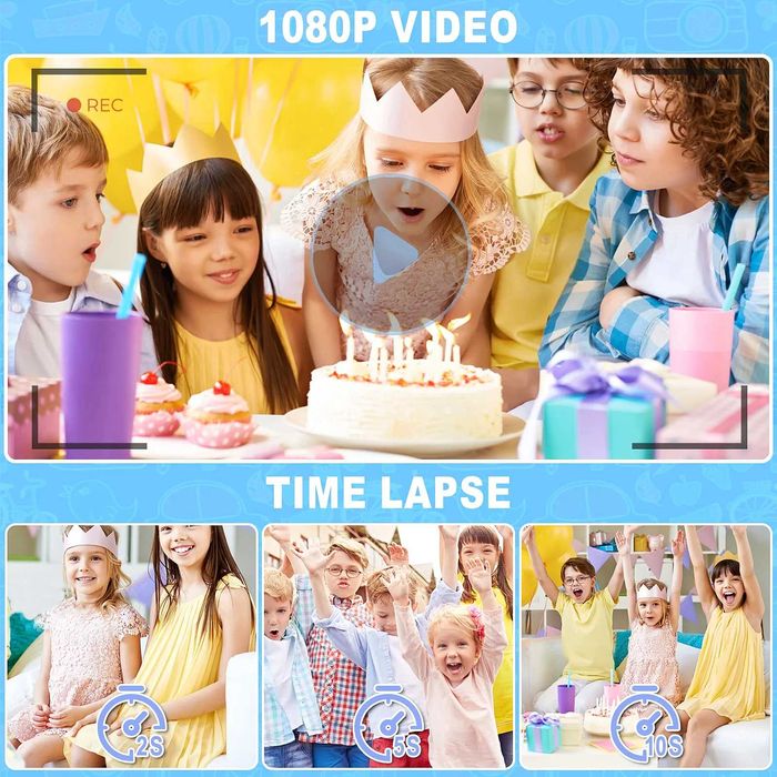 Camera Foto de Jucarie NIKI PhotoFUN 5, 32GB , Selfie, Filtre Foto