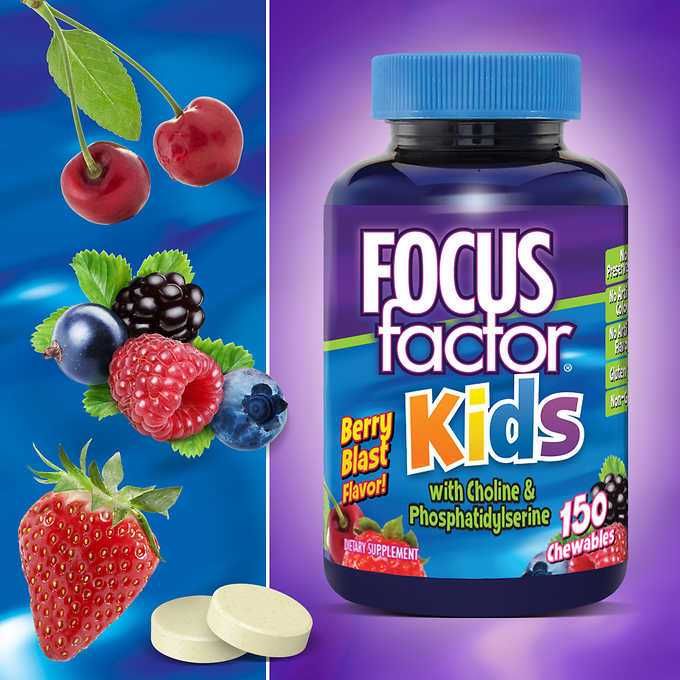 FOCUSfactor Kids, детские витамины для мозга