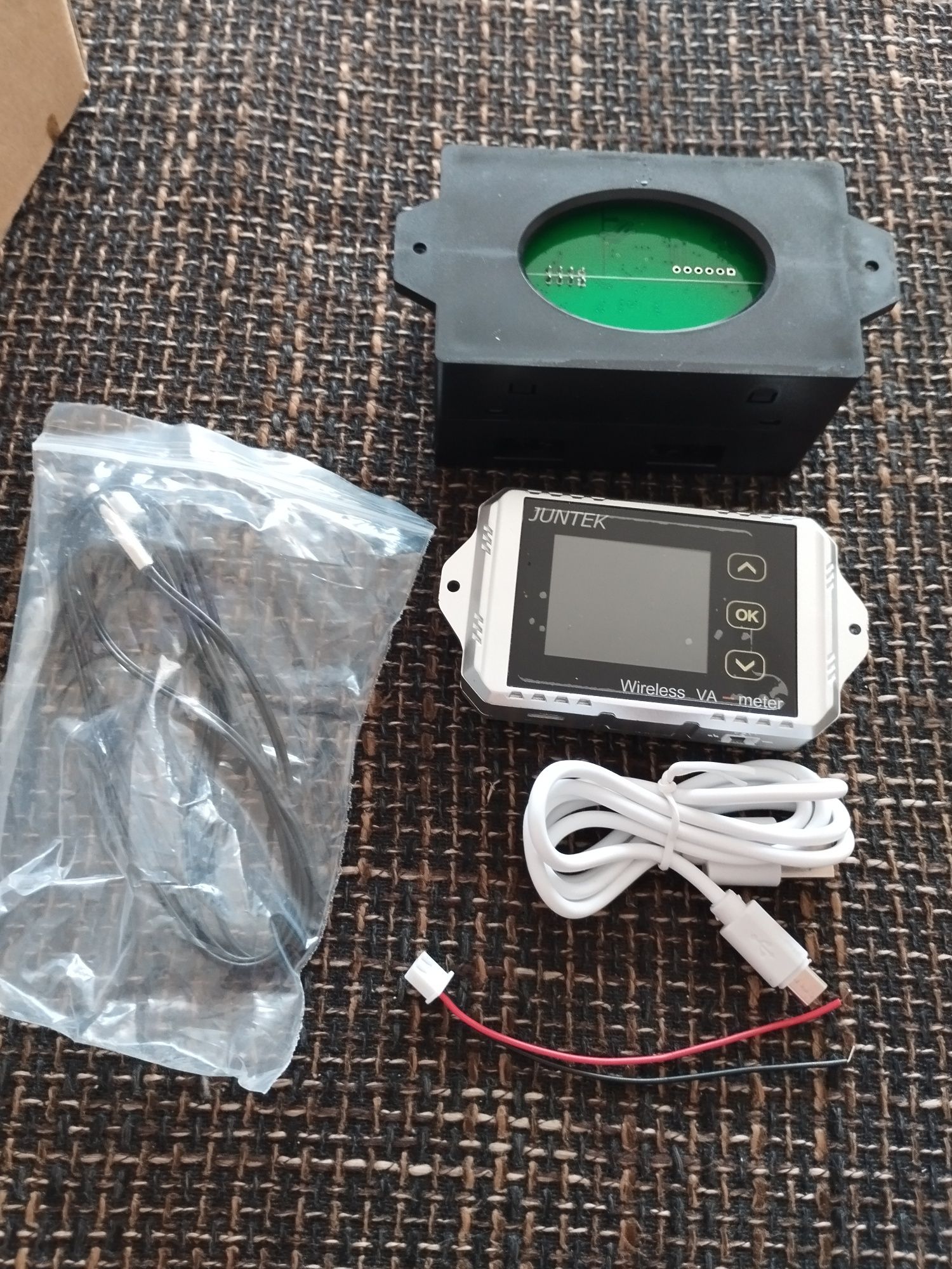 VAT1200 Wireless DC Voltmetru Tester de curent Masurare Watt Contor de