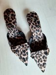 Чехли Zara с нсък ток