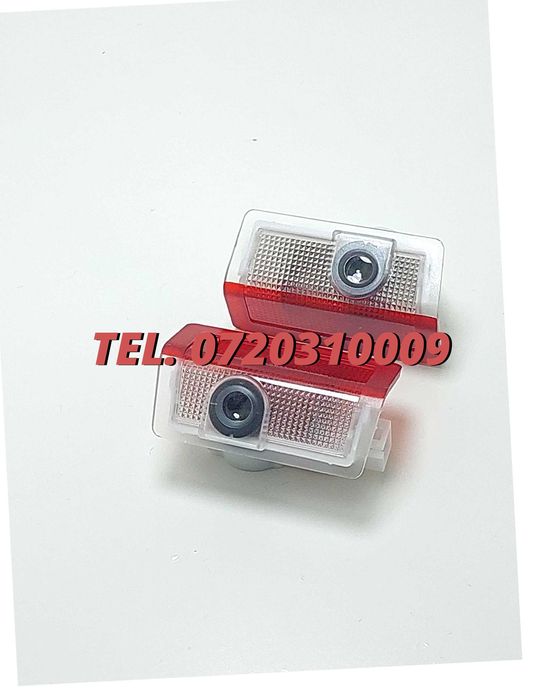Set 2 Holograme Portiere Led Cu Logo Mercedes Benz Dedicate A B C