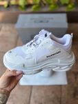Adidasi Balenciaga Triple S alb Premium