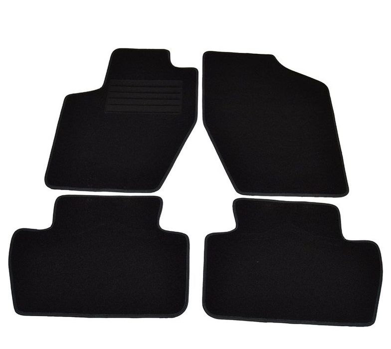 Covorase mocheta Peugeot 307 3usi 6/2001-8/2007 5 usi 6/2001-08/2008 si SW/Combi 6/2001-08/2008 Negru, set de 4 bucati