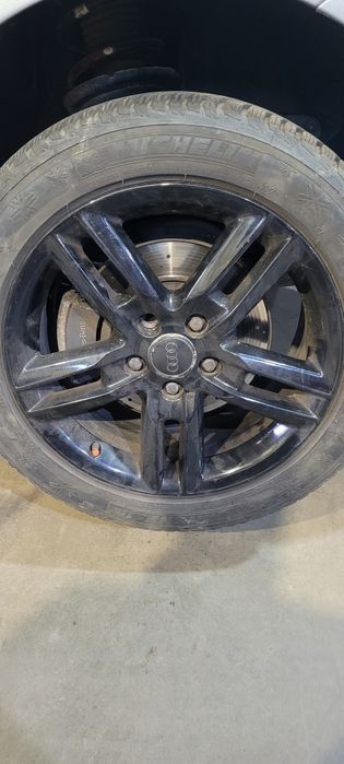 Jante Audi R17 Originale + Cauciucuri Iarnă M+S (98H) | Bonus Incluse!