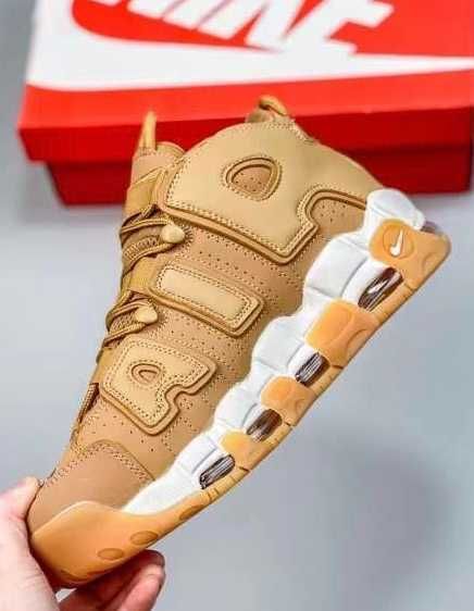 Нови мъжки маратонки Nike Air More Uptempo PRM Wheat
