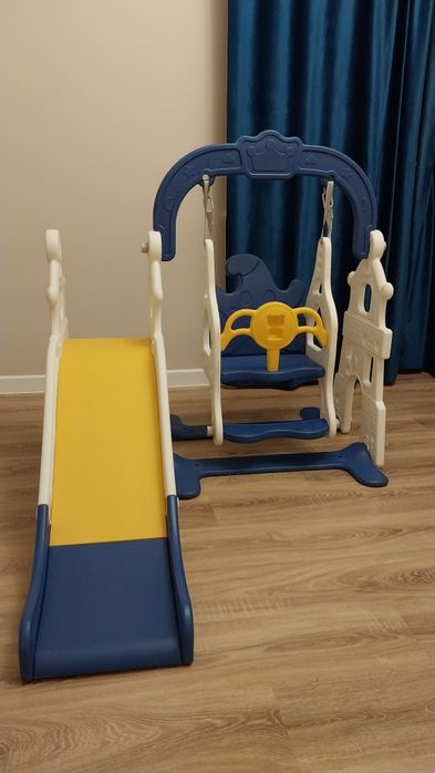 Игровой комплекс качеля горка