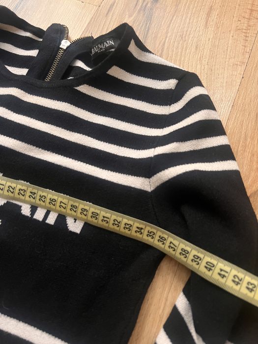 гещеризон Evis, блузка Balmain, Dsquared2