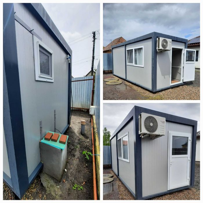 Container dormitor/birou/cabană/magazin 6m x 2,4m