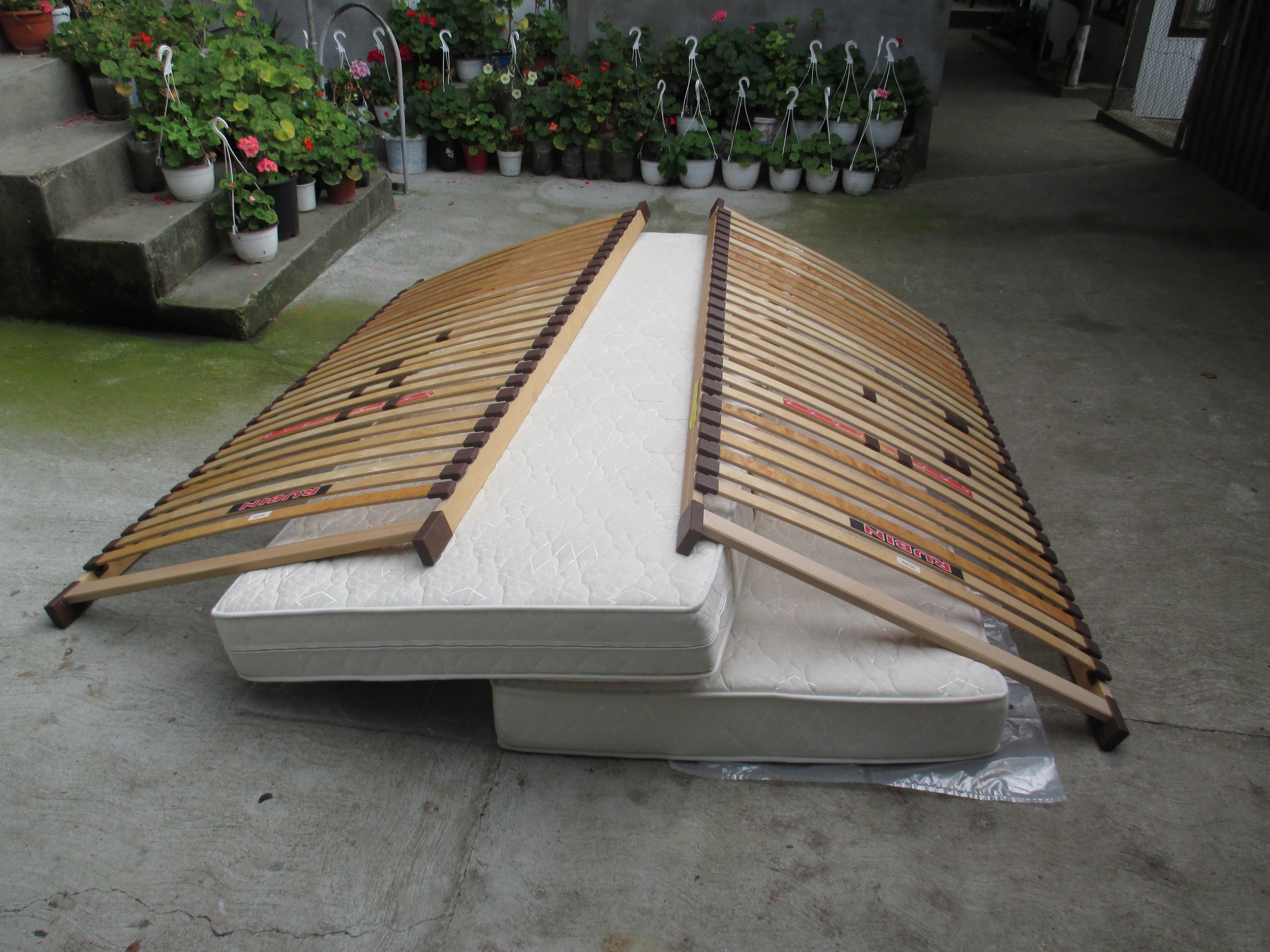 2 x Saltele Pat  + 2 x Lamele somier 90 cm x 200 cm~calitate Germania