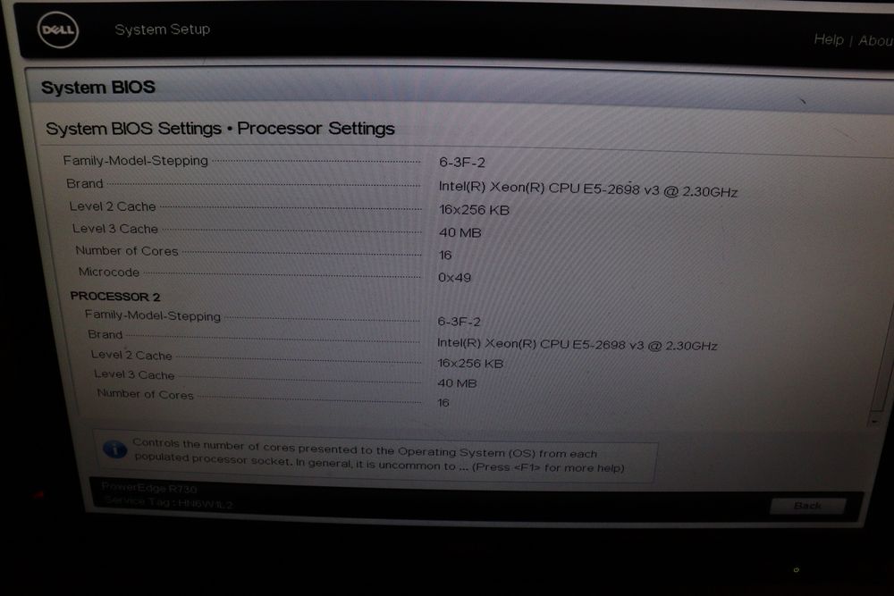 Server Dell PE R730 16 Bays 32 Cores V3 9.6Tb SAS 128Gb DDR4 X520-DA2